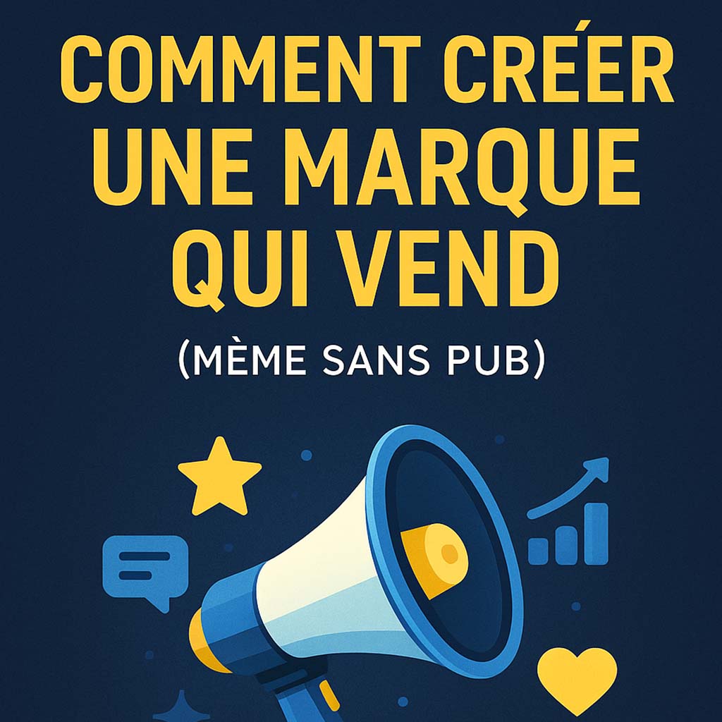 Créer une marque qui vend, même sans pub